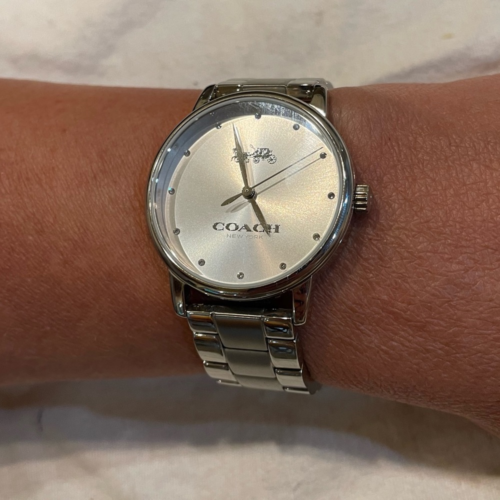 Silver Coach Watch